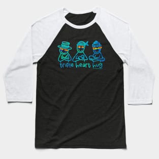 Triple Heart Hug Baseball T-Shirt